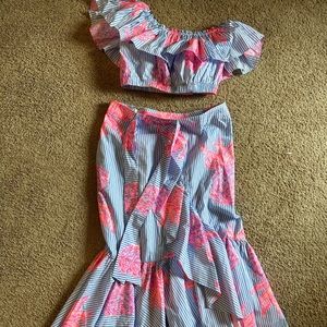 Lily Pulitzer Top and Skirt